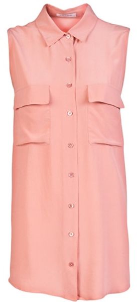 Equipment Sleeveless Signature Shirt - Lyst