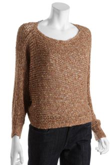 Free People Meadow Cotton Blend Horizontal Knit Sweater - Lyst