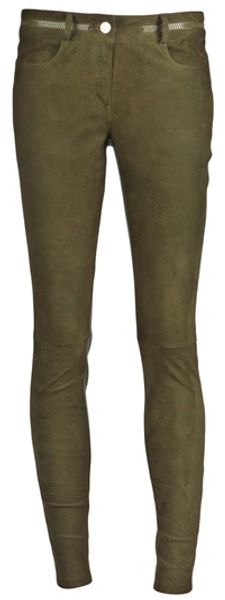  Suede Front Leather Pant 
