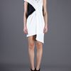 Helmut Lang Tex Panel Dress in Black - Lyst