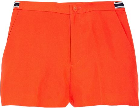 Juicy Couture Woven Shorts in Orange - Lyst