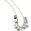 Lucky Brand Shell Charm Necklace in Blue (ttone) - Lyst