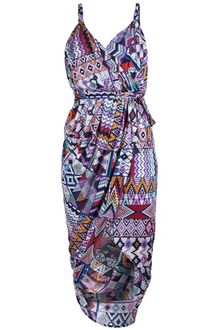 Mara Hoffman Faux Wrap Dress - Lyst