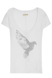 MiH Jeans Dove Face Print Tee - Lyst