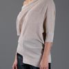 Pinko Off Shoulder Top in Beige (nude) - Lyst