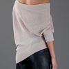 Pinko Off Shoulder Top in Beige (nude) - Lyst