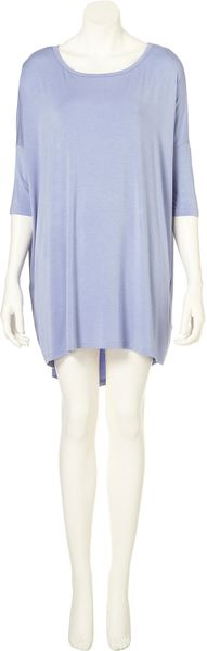 Topshop Plain Oversized Night Tee in Purple (lilac) - Lyst