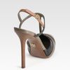 Tory Burch Lexa Twotone Leather Tstrap Pumps in Beige (multicolor) - Lyst