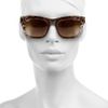 Valentino Dframe Laceprint Acetate Sunglasses in Black - Lyst