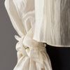 Viktor & Rolf Tie Blouse in Beige - Lyst