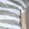 Balenciaga Striped Dress in Gray (white) - Lyst