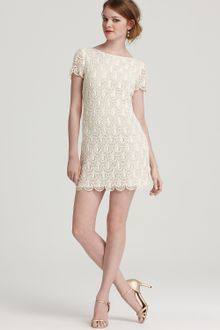 Cynthia Steffe Reese Lace Crochet Dress  - Lyst
