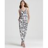 Diane Von Furstenberg Silk Jersey Dress Lou Long in Gray (graphic bracconier neutral) - Lyst