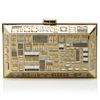 Elie Saab Sml Crystal Gold Clutch in Gold - Lyst