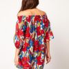 French Connection Tahiti Floral Beach Smock Dress in Red (daisywhitevelarian) - Lyst