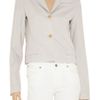 Jil Sander Drawstringdetailed Wool Blazer in Gray - Lyst