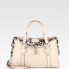 Marc Jacobs Serengeti Hair Calf Accented Satchel in Pink (blush) - Lyst
