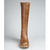 Prada Prada Sport Camel Leather Shearling Lined Lugg Boots in Brown (camel) - Lyst