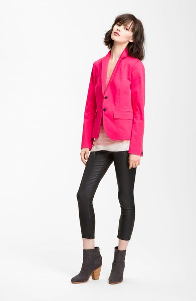 Rag & Bone Bailey Blazer in Pink (tropical pink) - Lyst