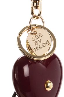 See By Chloé See By Chloe Cherry Heart Key Chain - Lyst