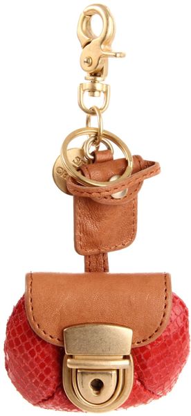 See By Chloé See By Chloe See By Products Vianna Key Ring in Red (zig zag) - Lyst