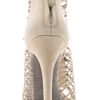 B Brian Atwood Frontera Suede Platform Booties in Beige - Lyst
