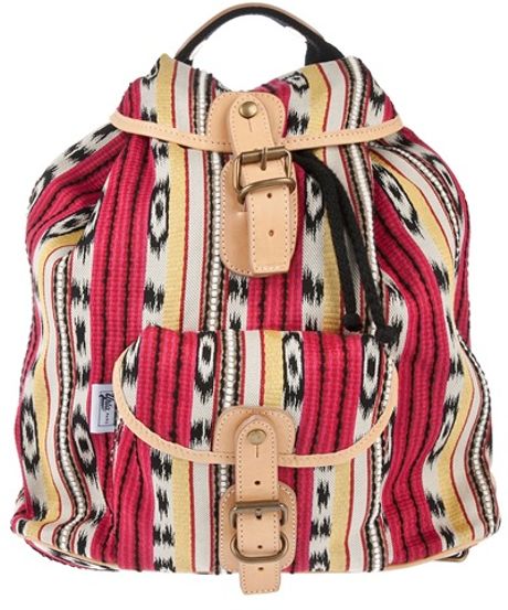 Carven Printed Fabric Backpack in Multicolor (multi) - Lyst