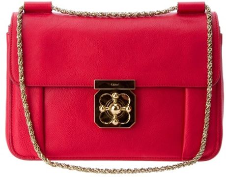 Chloé Elise Bag in Red - Lyst