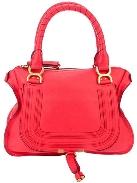 Chloé Marcie Bag in Red - Lyst