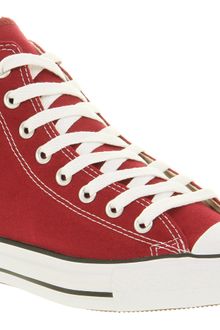 Converse All Star Hi Maroon - Lyst