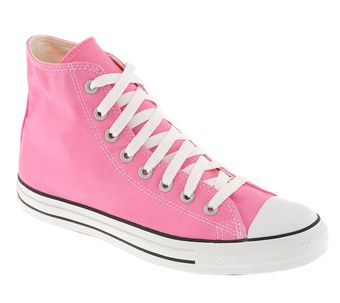 Converse All Star Hi Pink Canvas - Lyst