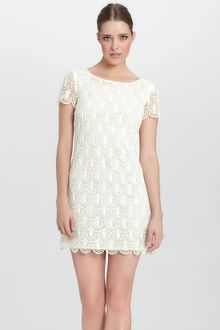 Cynthia Steffe Reese Crochet Lace Shift Dress - Lyst