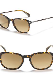 Giorgio Armani Rounded Wayfarer Sunglasses - Lyst