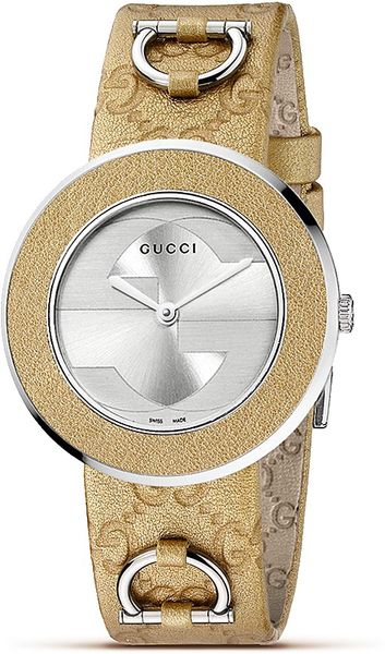 Gucci Uplay Stainless Steel Watch 35mm in Gold (no color) - Lyst