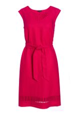 Jaeger Strap Detail Linen Dress