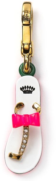 Juicy Couture Flip Flop Charm - Lyst