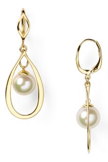 Majorica Fall Links Drop Earrings - Lyst