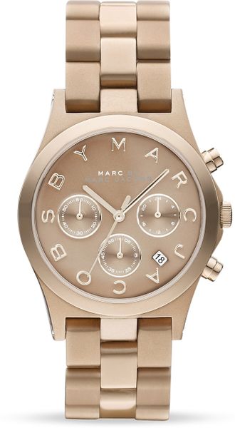 Marc By Marc Jacobs Henry Watch  in Brown (camo) - Lyst