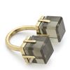 Marc By Marc Jacobs Cubes Double Vision Ring in Gold - Lyst