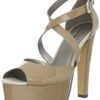 Michael Antonio Michael Antonio Womens Tanvir Sandal in Brown (nude patent) - Lyst