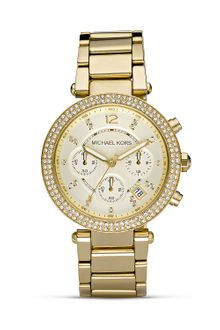Michael Kors Michael Gold and Swarovski Crystal Watch 39mm - Lyst