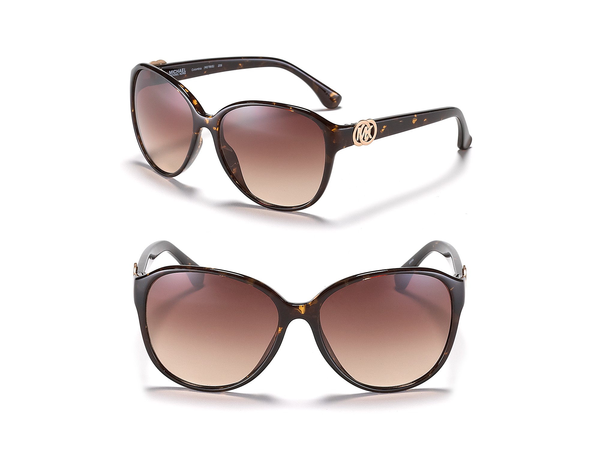 Michael Kors Michael Colombia Oversized Cat Eye Sunglasses in Animal
