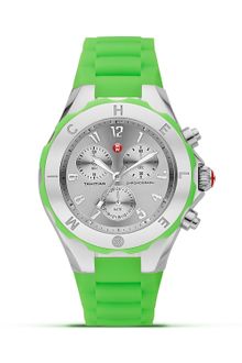 Michele Neon Green Tahitian Jelly Bean Watch 39mm - Lyst