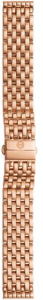 Michele Caber Rose Gold Bracelet Watch Strap 18mm in Gold (rose gold) - Lyst