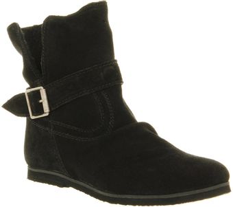  North Pole Ankle Boot Black Suede 