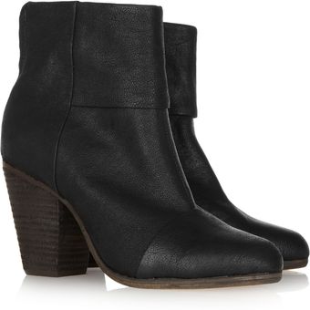 Rag & Bone Classic Newbury Texturedleather Ankle Boots - Lyst