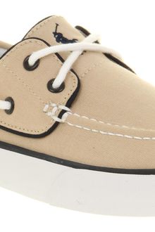 Ralph Lauren Lander Canvas Boat Shoe Khakinvy Canv - Lyst