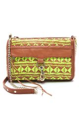 Rebecca Minkoff Woven Leather Mac Bag