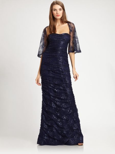 teri jon blue gown