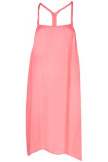 Topshop Pink Braid Shimmer Cover Up - Lyst